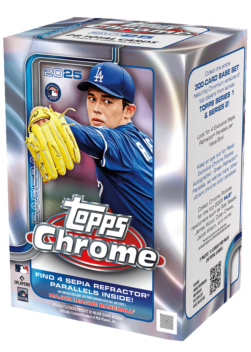 2025 Topps Chrome® Baseball - Value Box