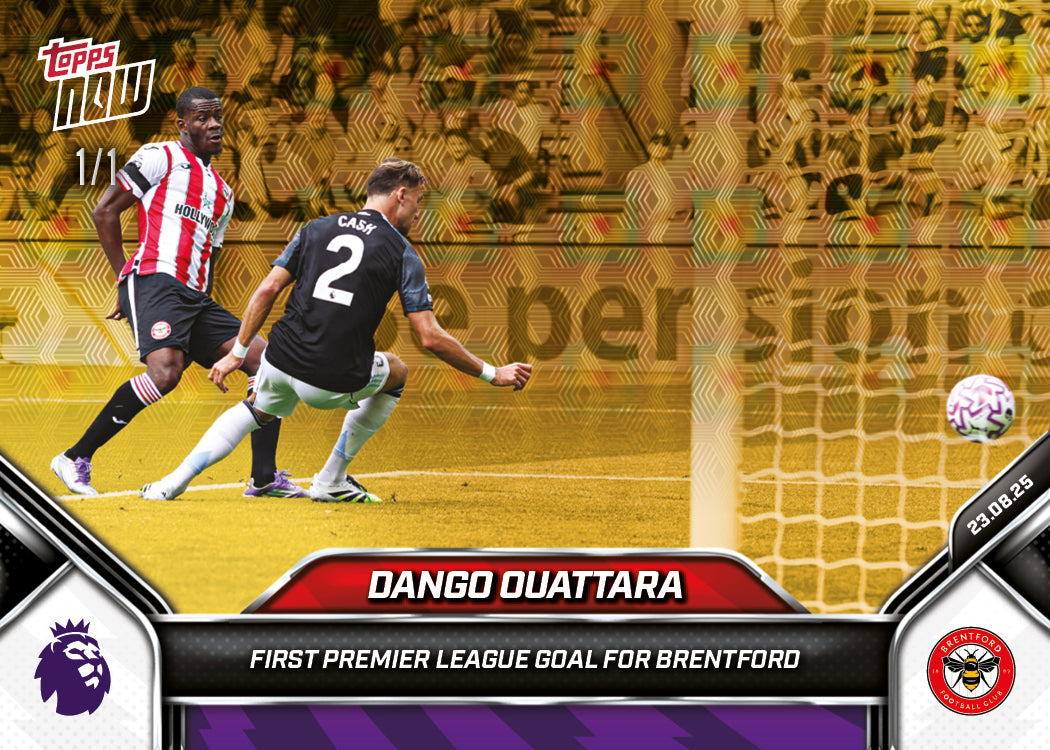 Dango Ouattara - 2025-26 Premier League Topps NOW® - Card 9 - PR: 225