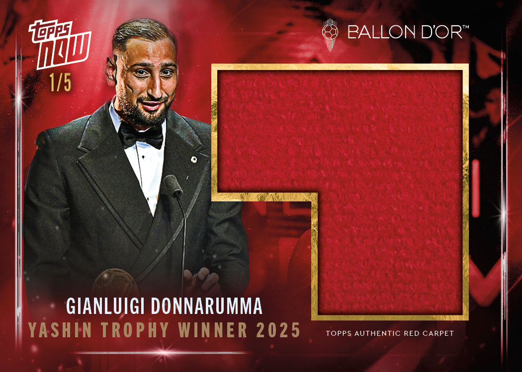 Gianluigi Donnarumma - 2025 Ballon d'Or Topps NOW® - Card 5 - LOOK FOR AUTO & RELICS - PR: 739