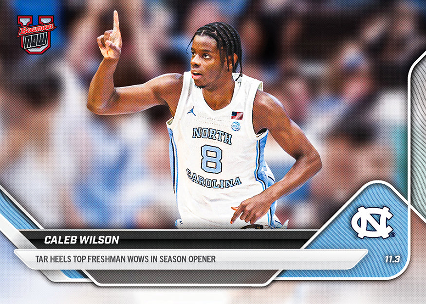 Caleb Wilson - 2025-26 Bowman U NOW® Basketball - Card 8