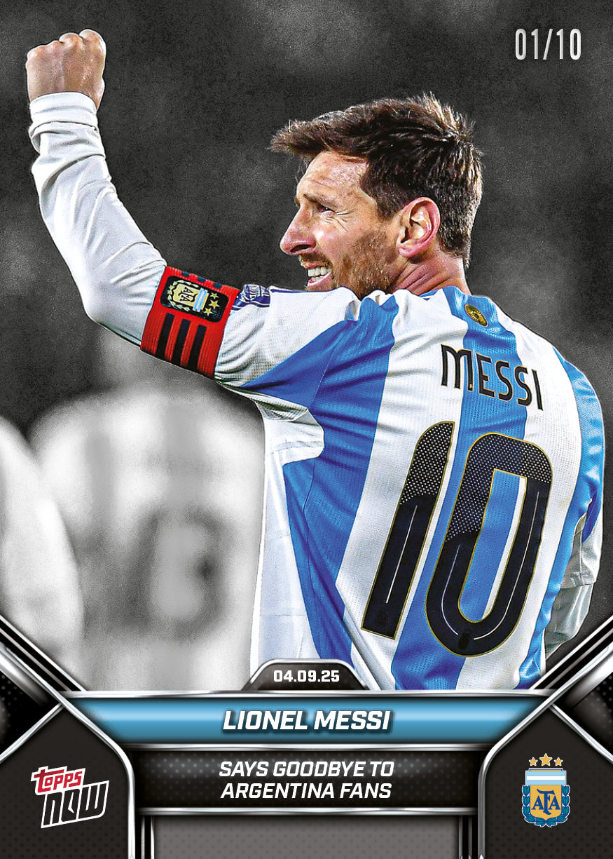 Lionel Messi - 2024-25 Argentina Topps NOW® - Card 2 - PR: 34982