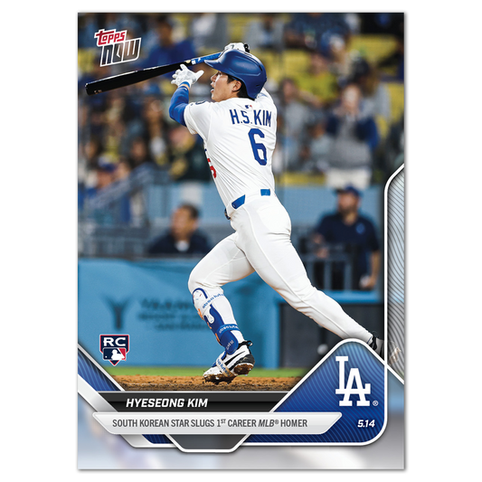 Hyeseong Kim - 2025 MLB Topps NOW® - Card 182 - LOOK FOR AUTOS - PR: 15,366