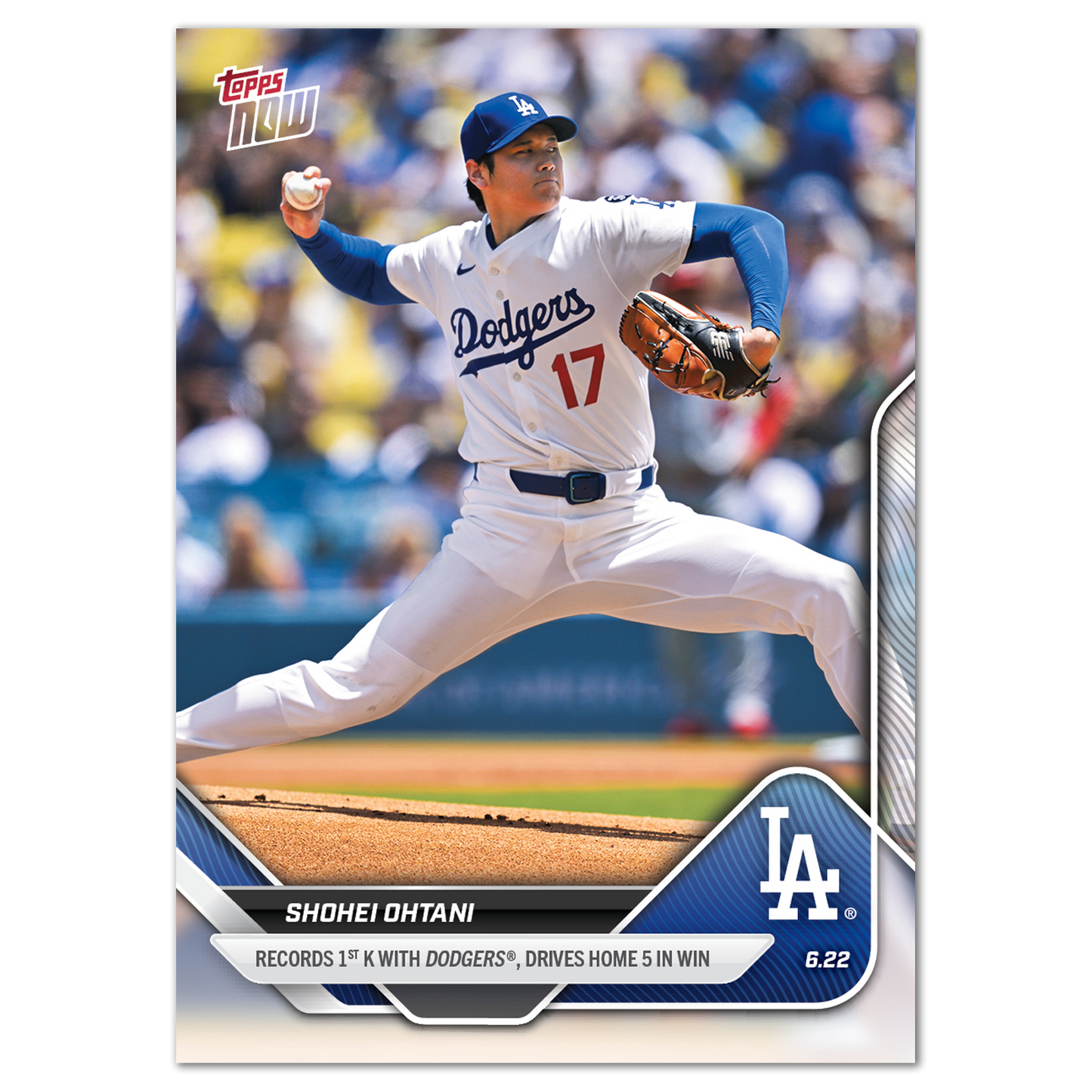 Shohei Ohtani - 2025 MLB Topps NOW® - Card 338 - PR: 8886