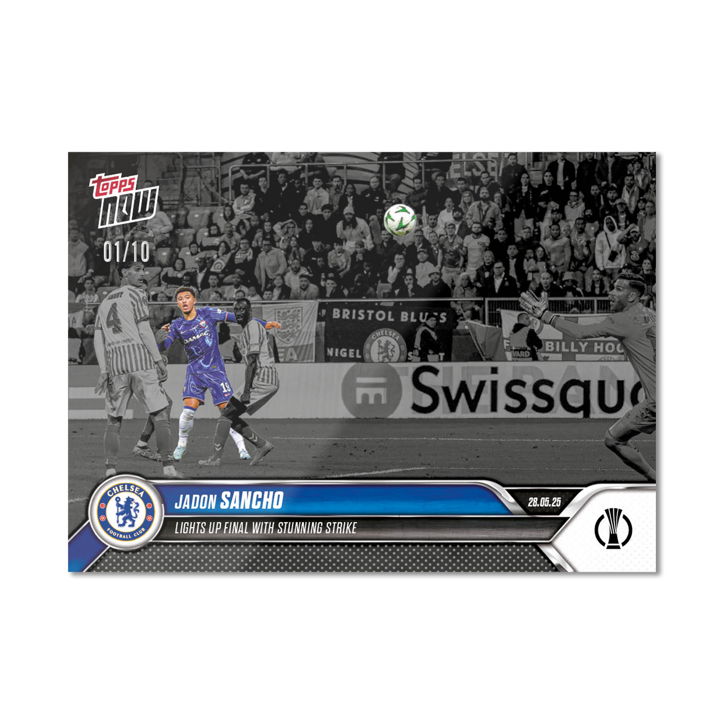 Jadon Sancho - 2024-25 UECL Topps NOW® - Card 14 - PR: 334