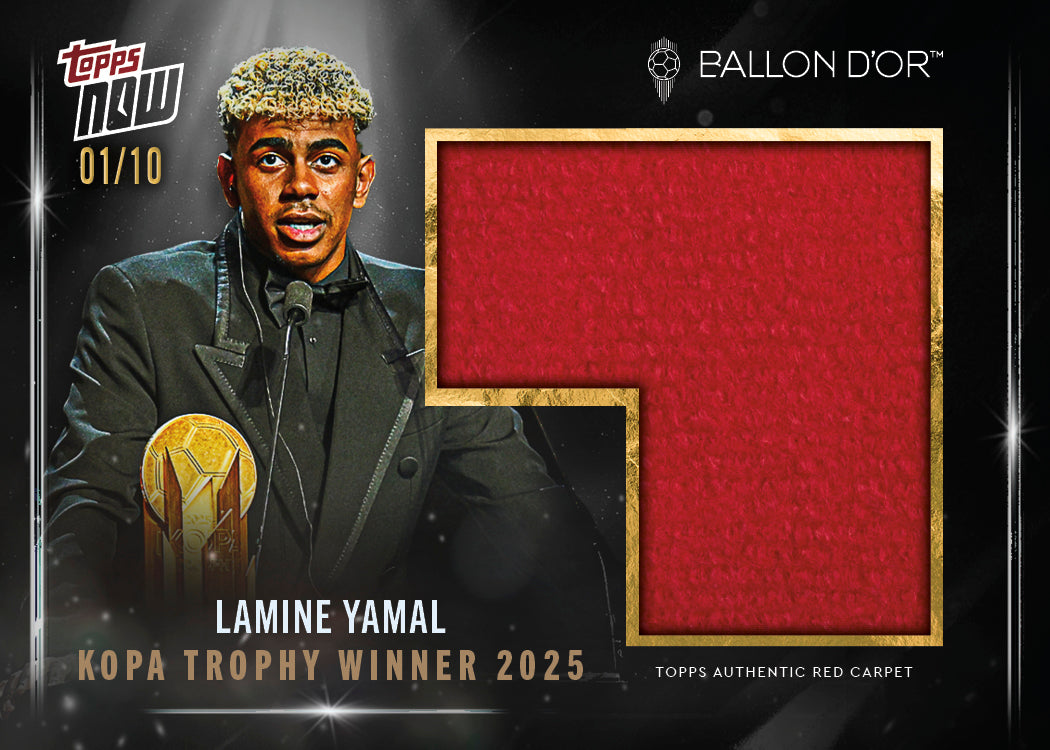 Lamine Yamal - 2025 Ballon d'Or Topps NOW® - Card 6 - LOOK FOR AUTO & RELICS - PR: 13882