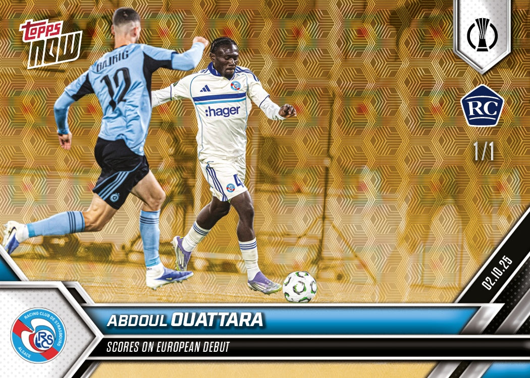 Abdoul Ouattara - 2025-26 UECL Topps NOW® - Card 3 - PR: 154