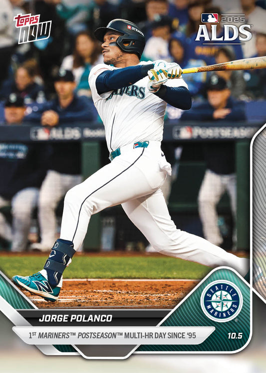 Jorge Polanco - 2025 MLB Topps NOW® - Card 829 - PR: 1017