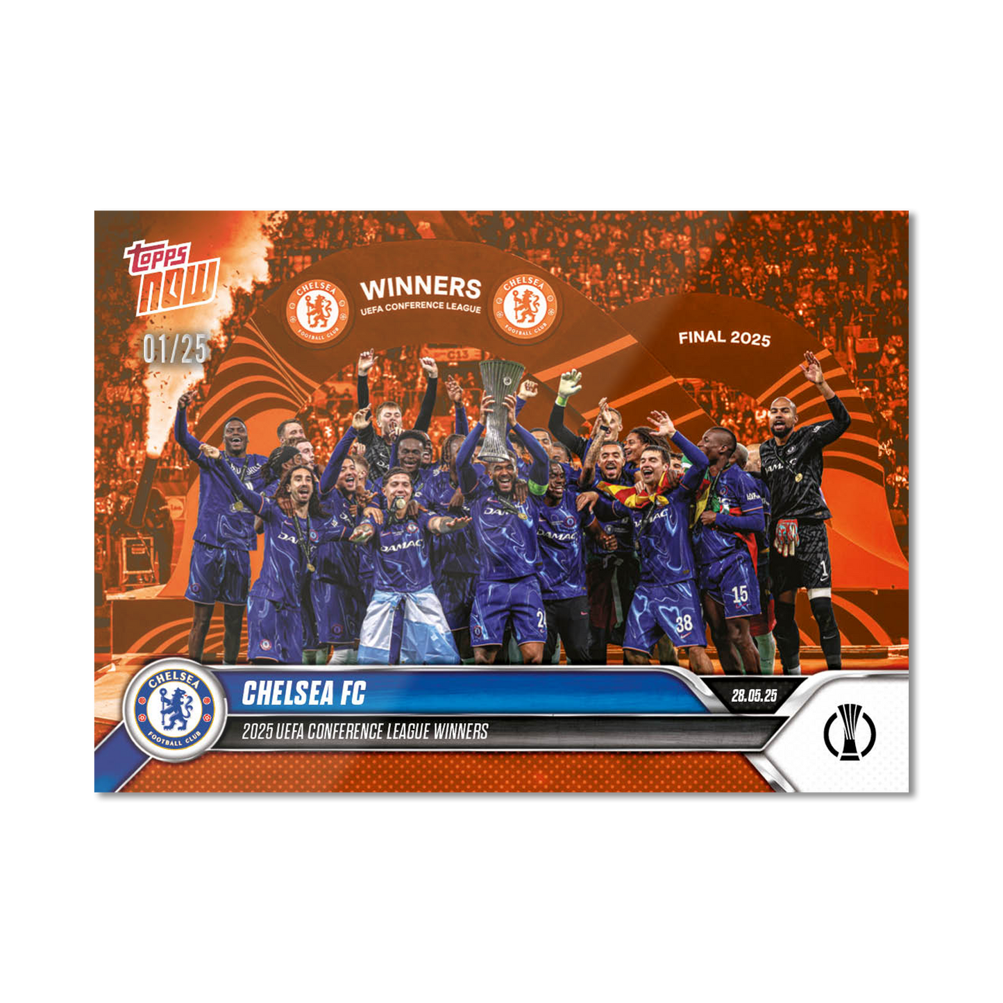 Chelsea FC - 2024-25 UECL Topps NOW® - Card 15 - PR: 1410