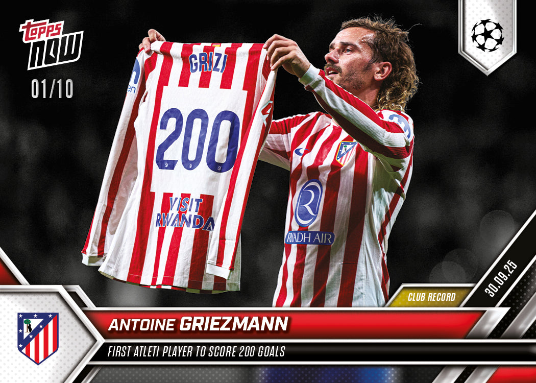 Antoine Griezmann - 2025-26 UCL Topps NOW® - Card 25 - PR: 1683