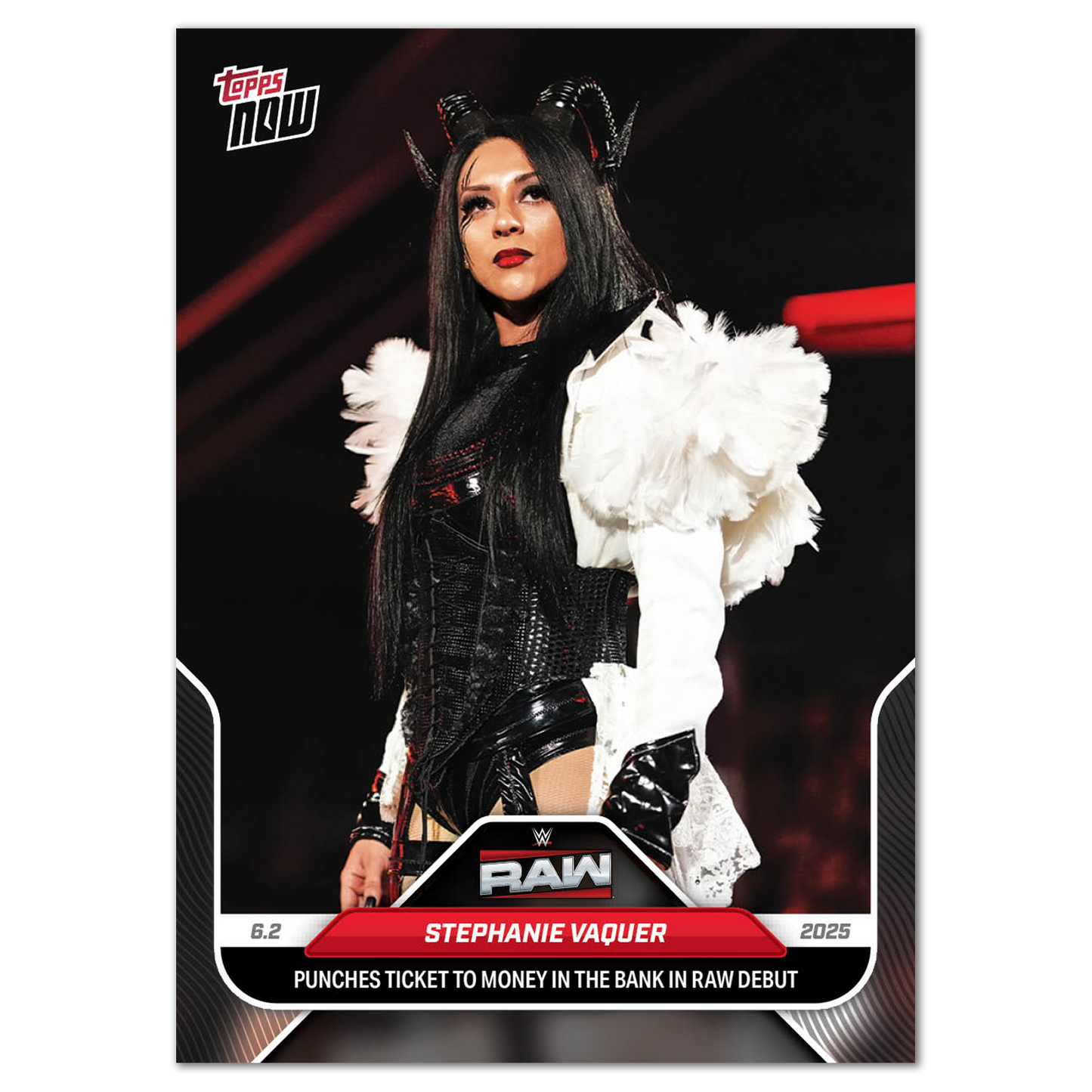 Stephanie Vaquer - 2025 WWE Topps NOW® - Card 58 - PR: 3536