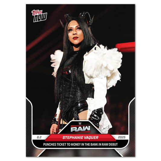 Stephanie Vaquer - 2025 WWE Topps NOW® - Card 58 - PR: 3536