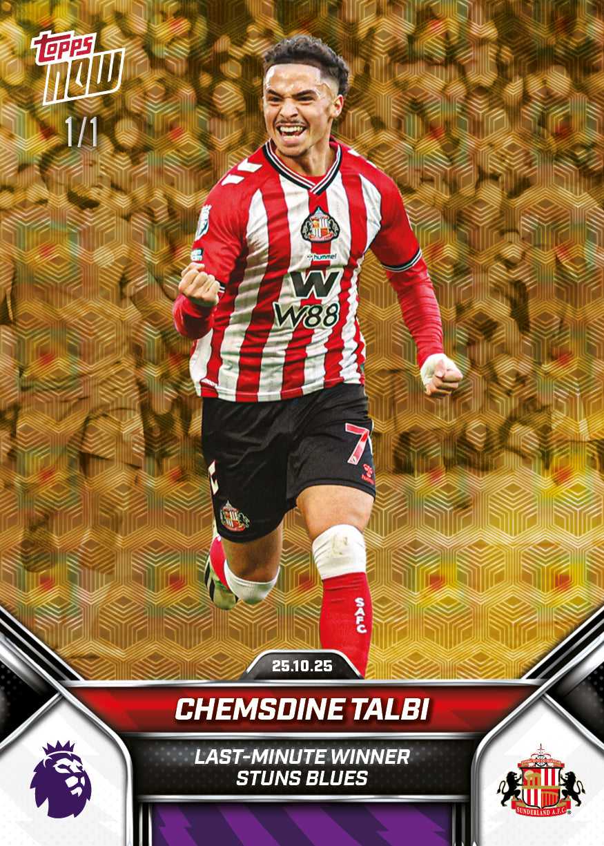 Chemsdine Talbi  - 2025-26 Premier League Topps NOW® - Card 42