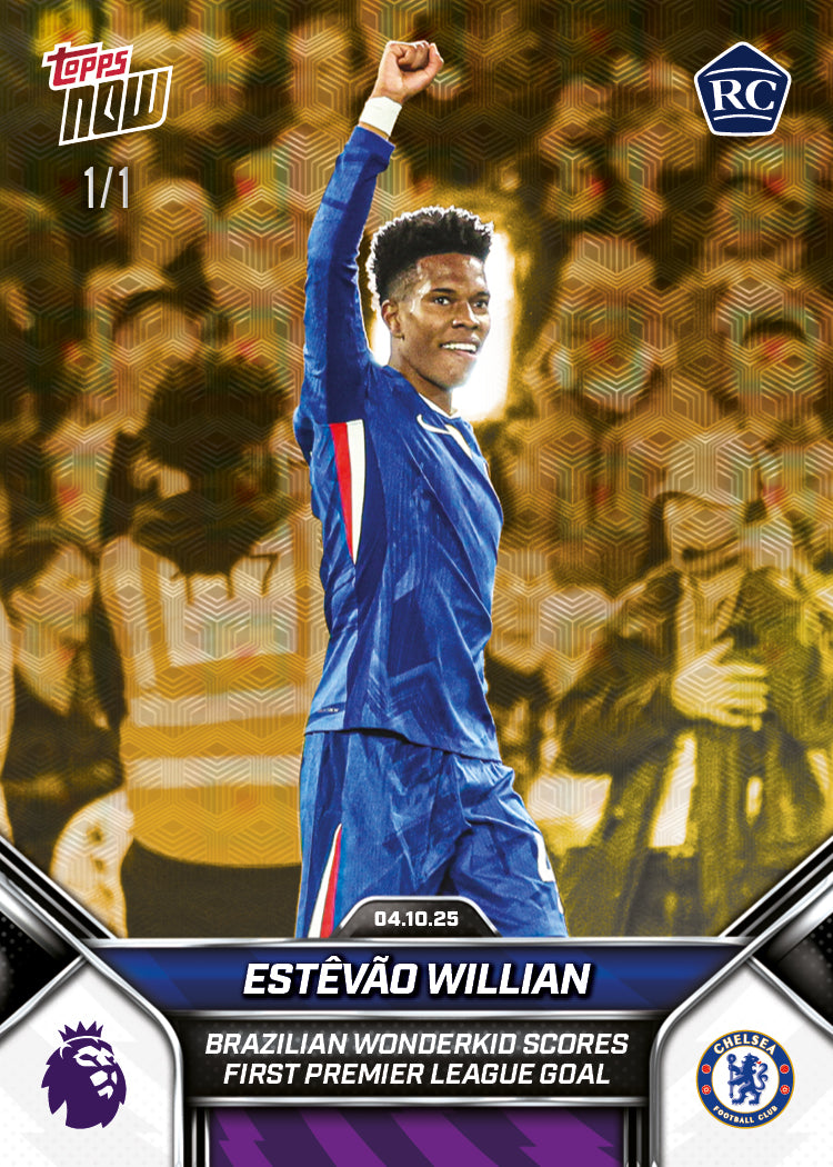 Estêvão Willian - 2025-26 Premier League Topps NOW® - Card 32 - PR: 5404