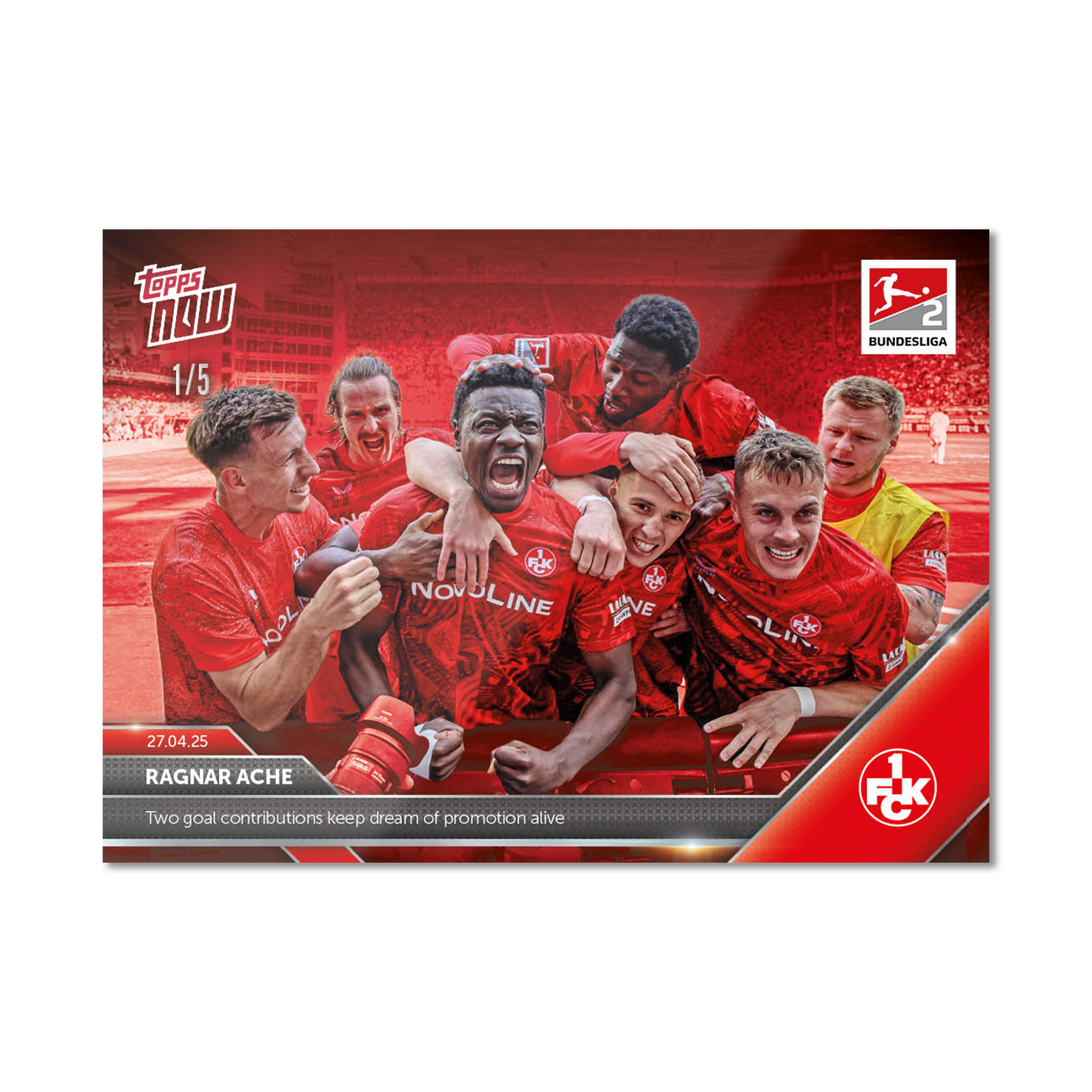 Ragnar Ache - 2024-25 Bundesliga Topps NOW® Card 173 - PR: 141