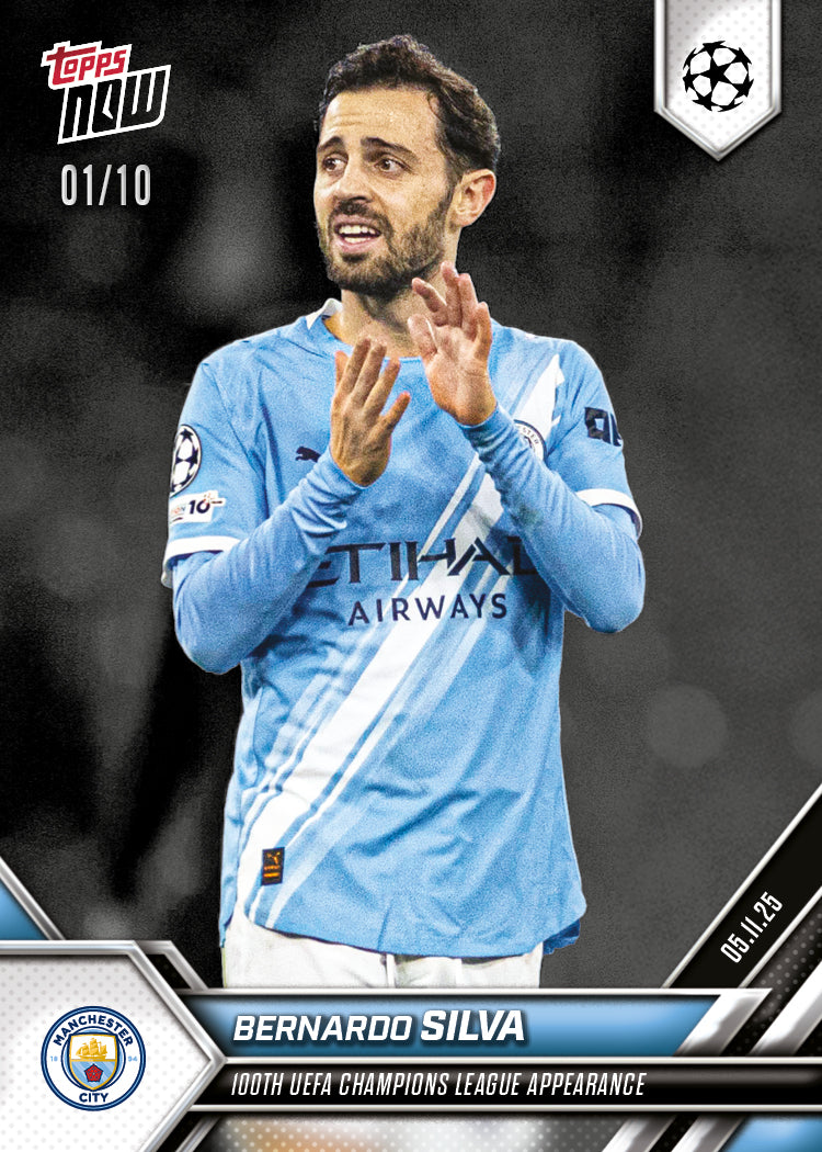 Bernardo Silva - 2025-26 UCL Topps NOW® - Card 49