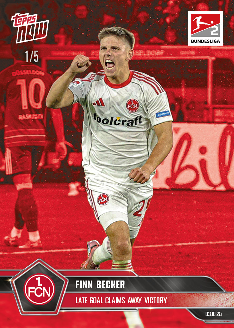 Finn Becker - 2025-26 Bundesliga Topps NOW® - Card 36 - PR: 146