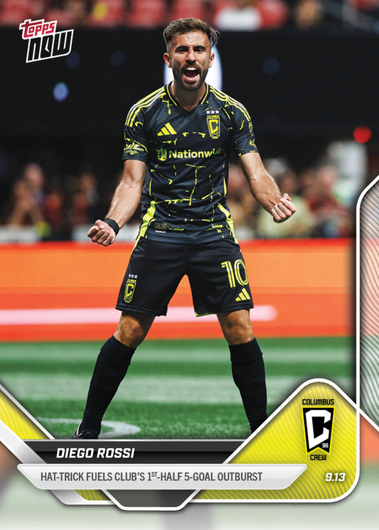 Diego Rossi - 2025 MLS Topps NOW® - Card 89 - PR: 236