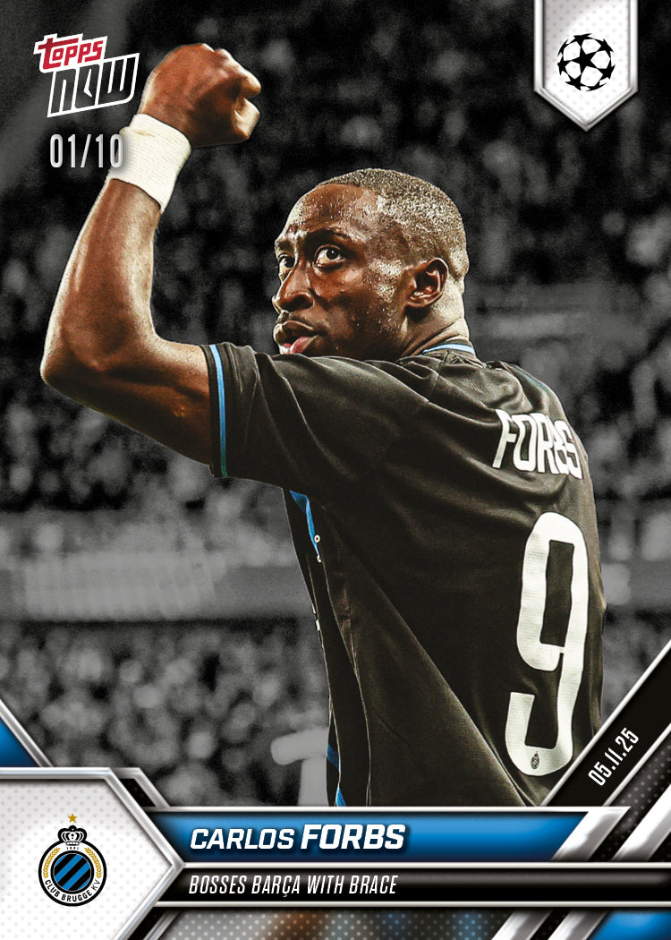 Carlos Forbs - 2025-26 UCL Topps NOW® - Card 46