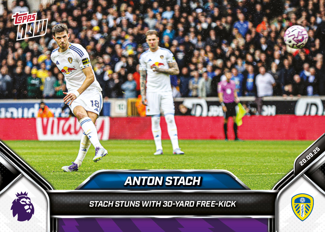 Anton Stach - 2025-26 Premier League Topps NOW® - Card 23 - PR: 355