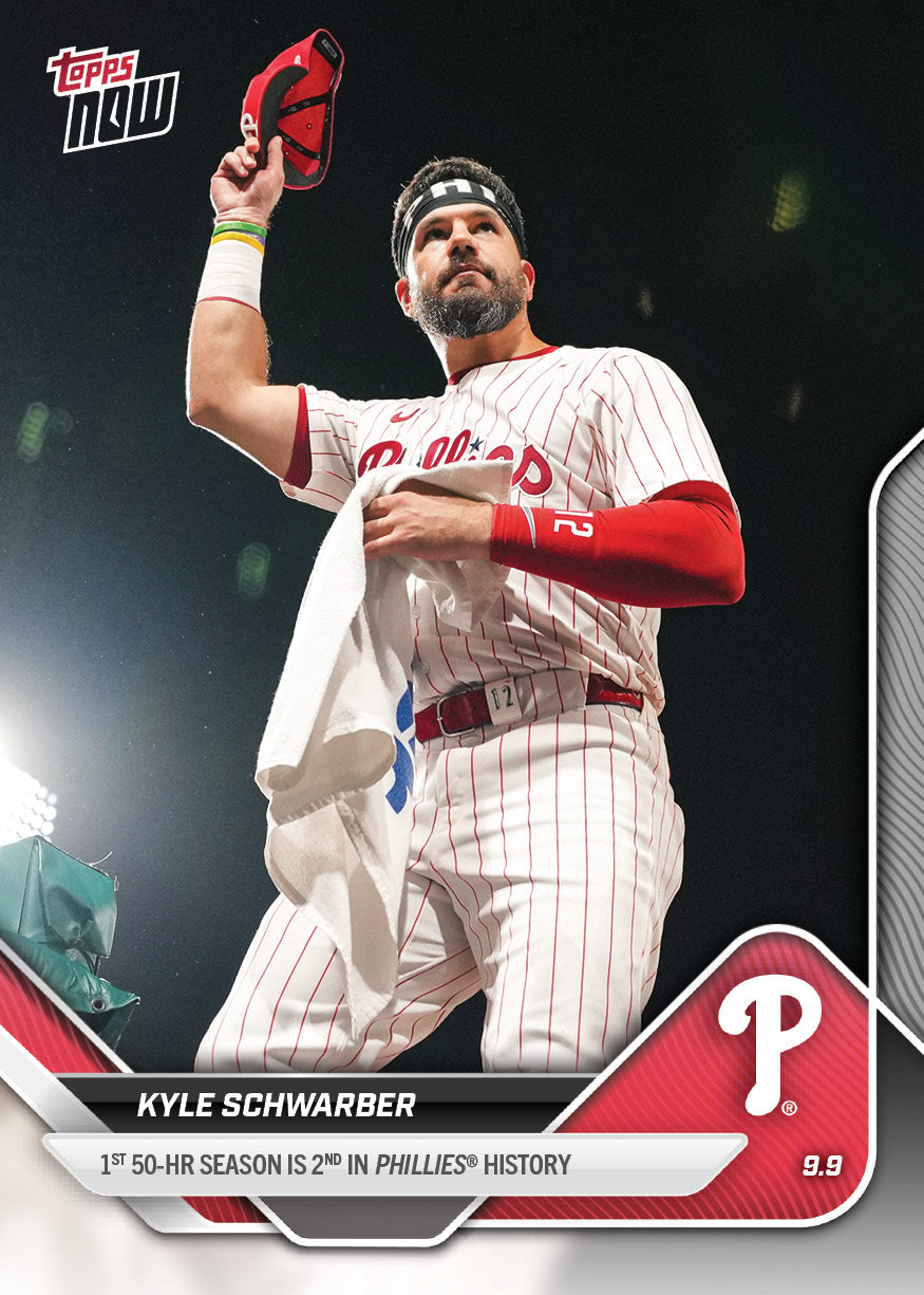 Kyle Schwarber - 2025 MLB Topps NOW® - Card 682 - PR: 3463