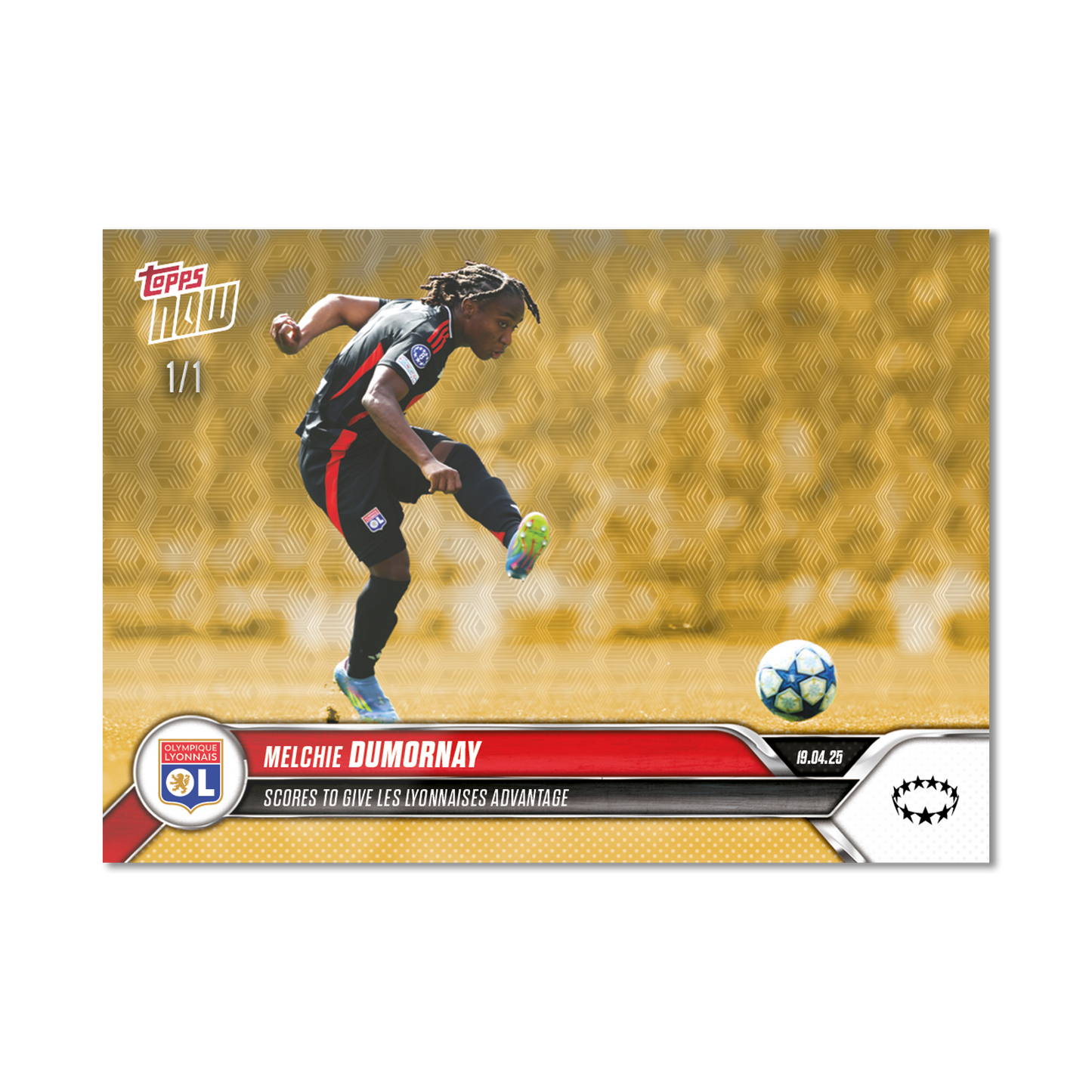 Melchie Dumornay - 2024-25 UWCL Topps NOW® - Card 22 - PR: 125