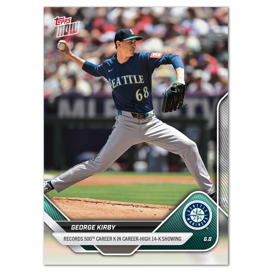George Kirby - 2025 MLB Topps NOW® - Card 274 - PR: 445