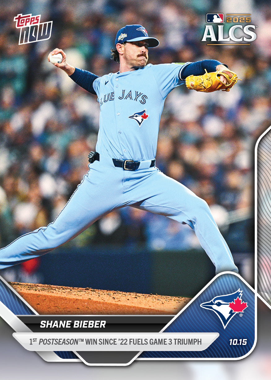Shane Bieber - 2025 MLB Topps NOW® - Card 873 - PR: 682