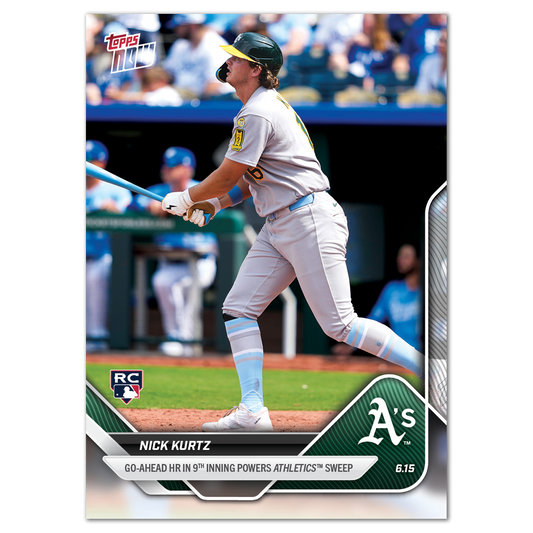 Nick Kurtz - 2025 MLB Topps NOW® - Card 302 - PR: 725