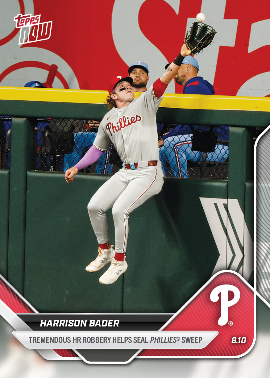 Harrison Bader - 2025 MLB Topps NOW® - Card 546 - PR: 1047
