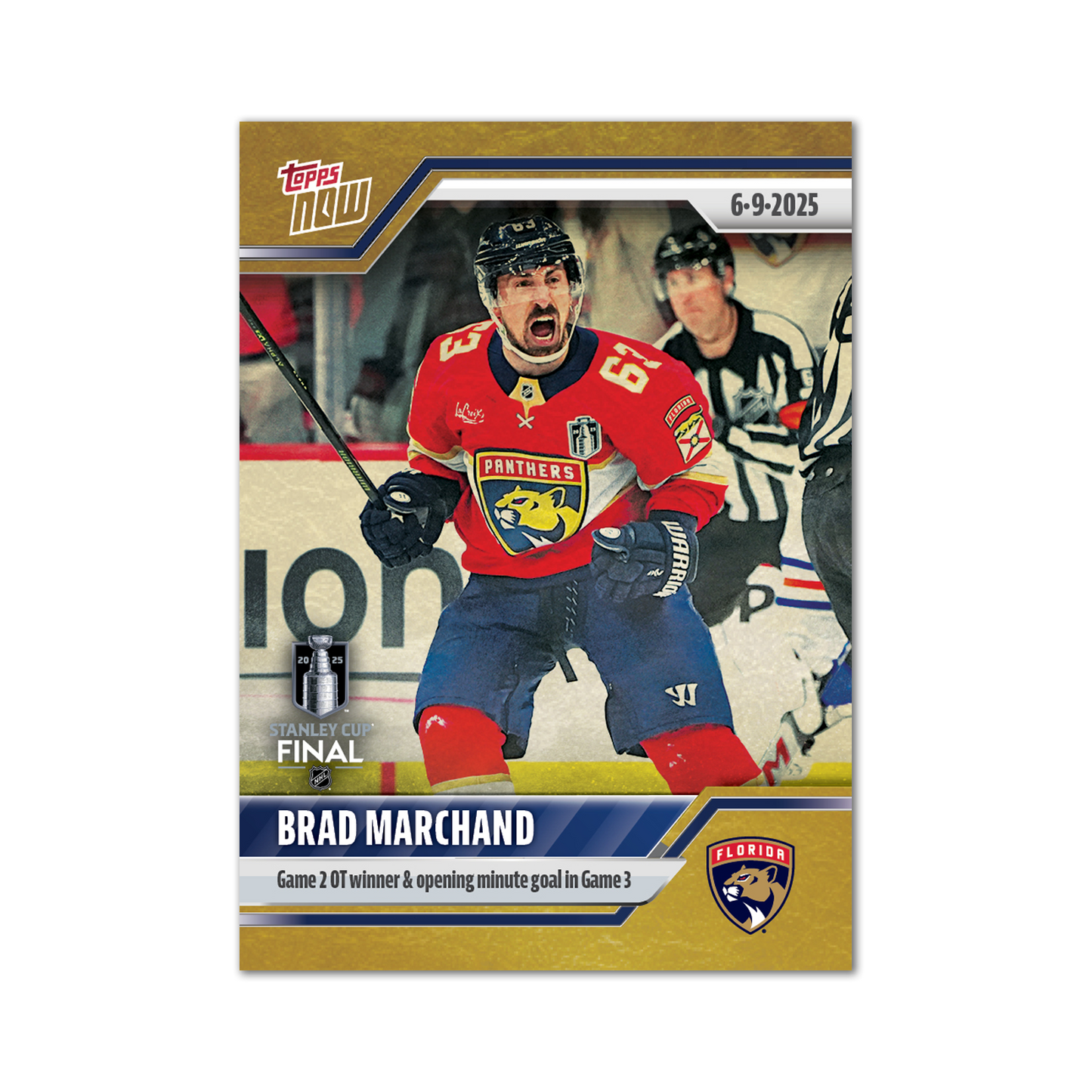 Brad Marchand - 2024-25 NHL Topps NOW® - Sticker # 202 Pack - PR: 500