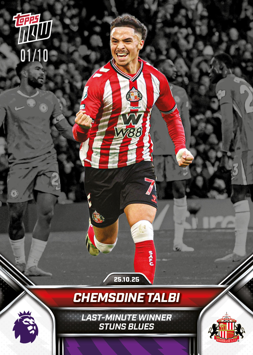 Chemsdine Talbi  - 2025-26 Premier League Topps NOW® - Card 42