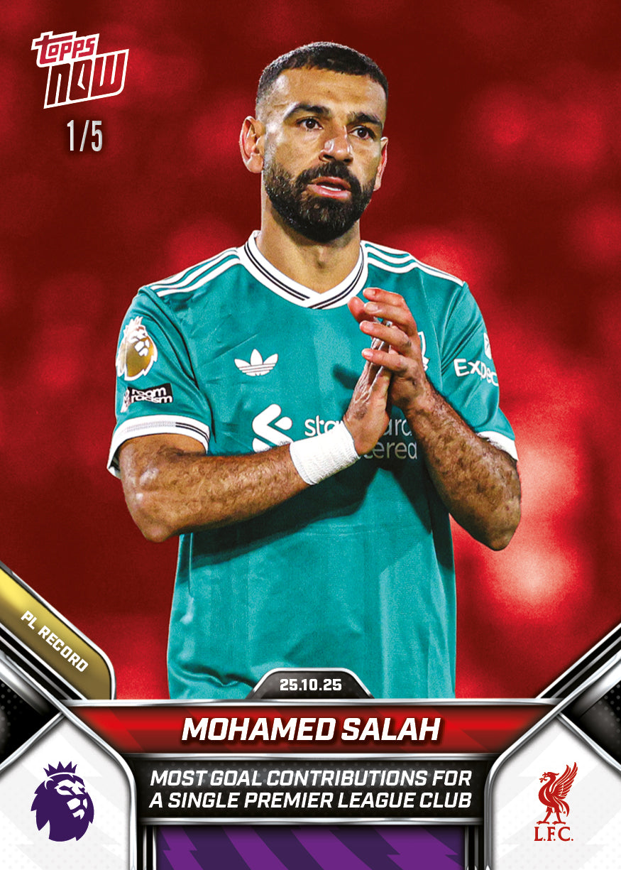 Mohamed Salah - 2025-26 Premier League Topps NOW® - Card 41
