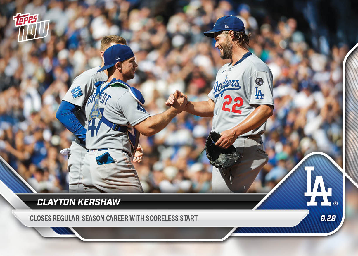 Clayton Kershaw - 2025 MLB Topps NOW® - Card 791 - PR: 5431