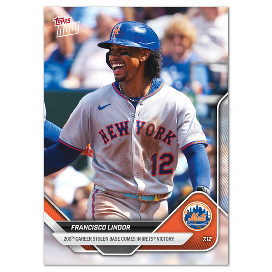 Francisco Lindor - 2025 MLB Topps NOW® - Card 418 - PR: 811