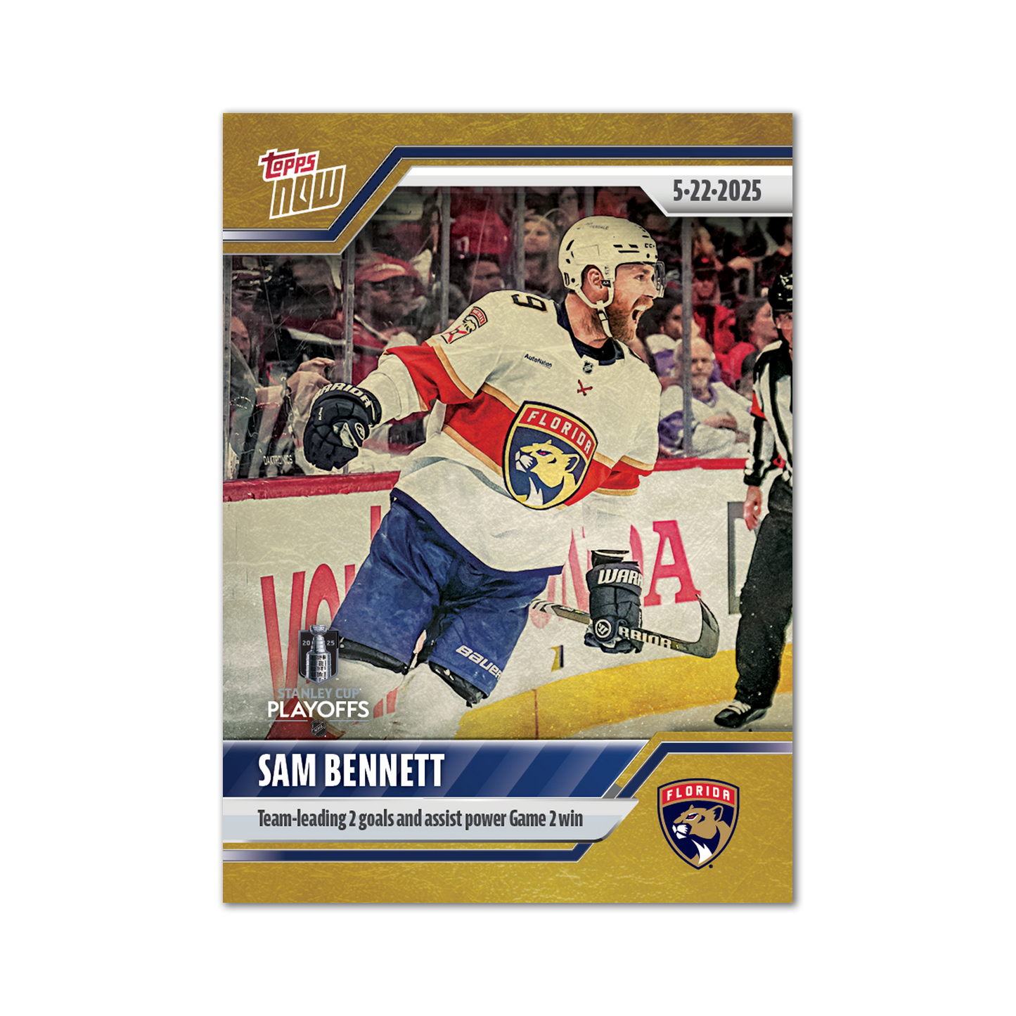Sam Bennett - 2024-25 NHL Topps NOW® - Sticker # 191 Pack - PR: 140