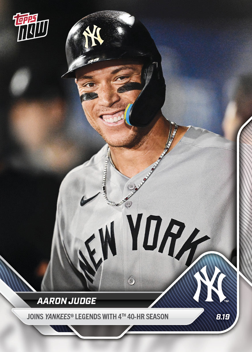 Aaron Judge - 2025 MLB Topps NOW® - Card 577 - PR: 2961