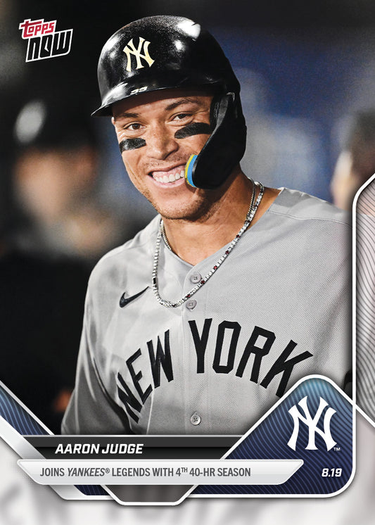 Aaron Judge - 2025 MLB Topps NOW® - Card 577 - PR: 2961