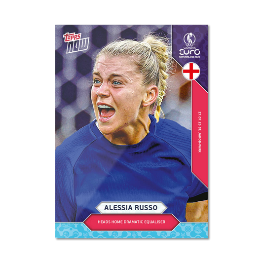 Alessia Russo - UEFA Women’s EURO 2025™ Topps NOW® - Card 29 - LOOK FOR AUTO-RELICS - PR: 800