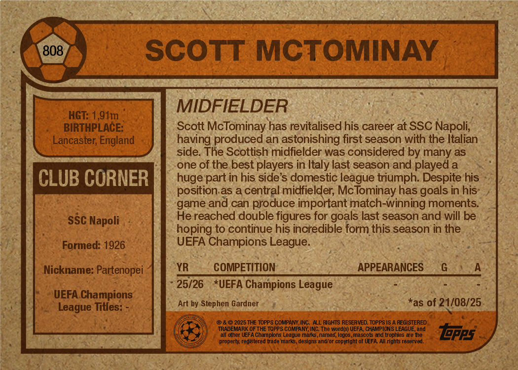 Scott McTominay - UCC Living Set® - Card 808 - PR: 536