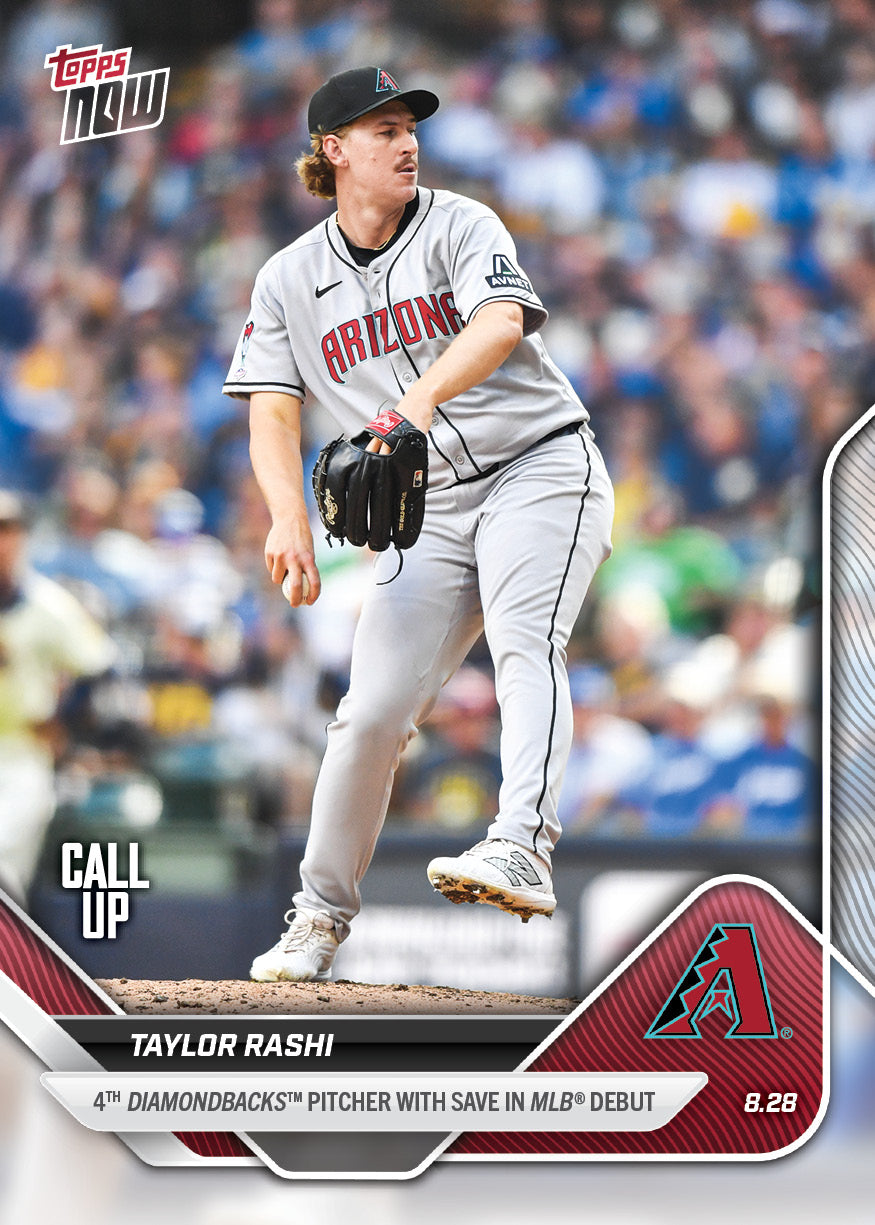 Taylor Rashi - 2025 MLB Topps NOW® - Card 623 - PR: 547