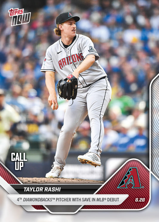Taylor Rashi - 2025 MLB Topps NOW® - Card 623 - PR: 547