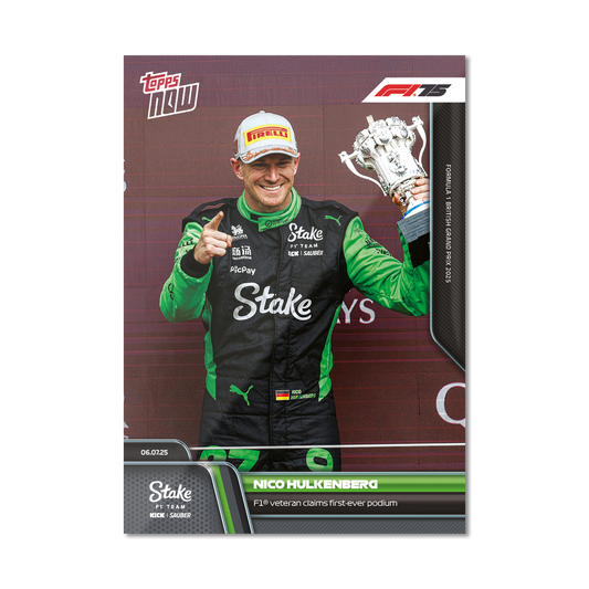 Nico Hulkenberg - 2025 Formula 1® Topps NOW® - Card 51 - PR: 4055