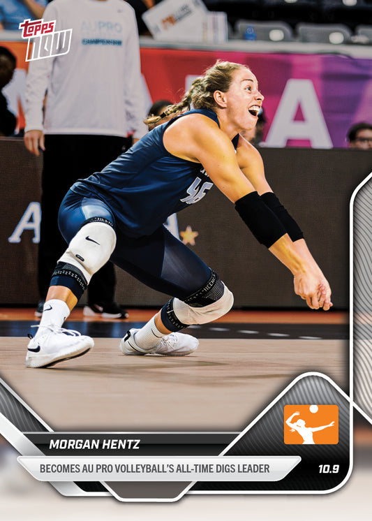 Morgan Hentz - 2025 AU Pro Volleyball Topps NOW® - Card 3 - PR: 109
