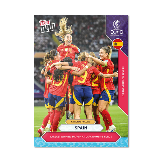 Spain - UEFA Women’s EURO 2025™ Topps NOW® - Card 3 - PR: 243