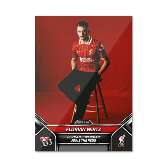 Florian Wirtz - 2024-25 Liverpool Topps NOW® - Card 1 - PR: 3516