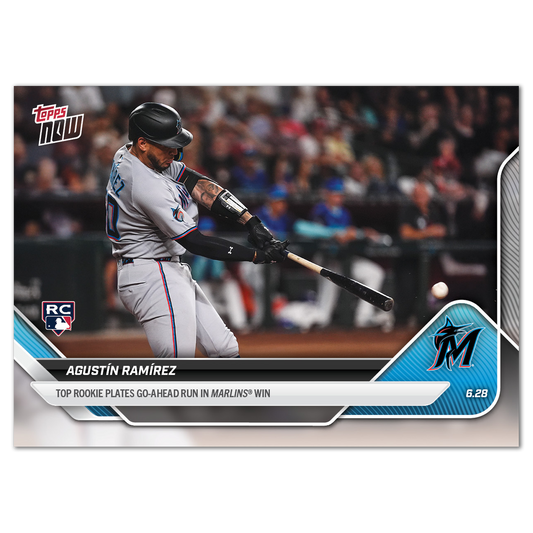 Agustín Ramírez - 2025 MLB Topps NOW® - Card 358 - PR: 517