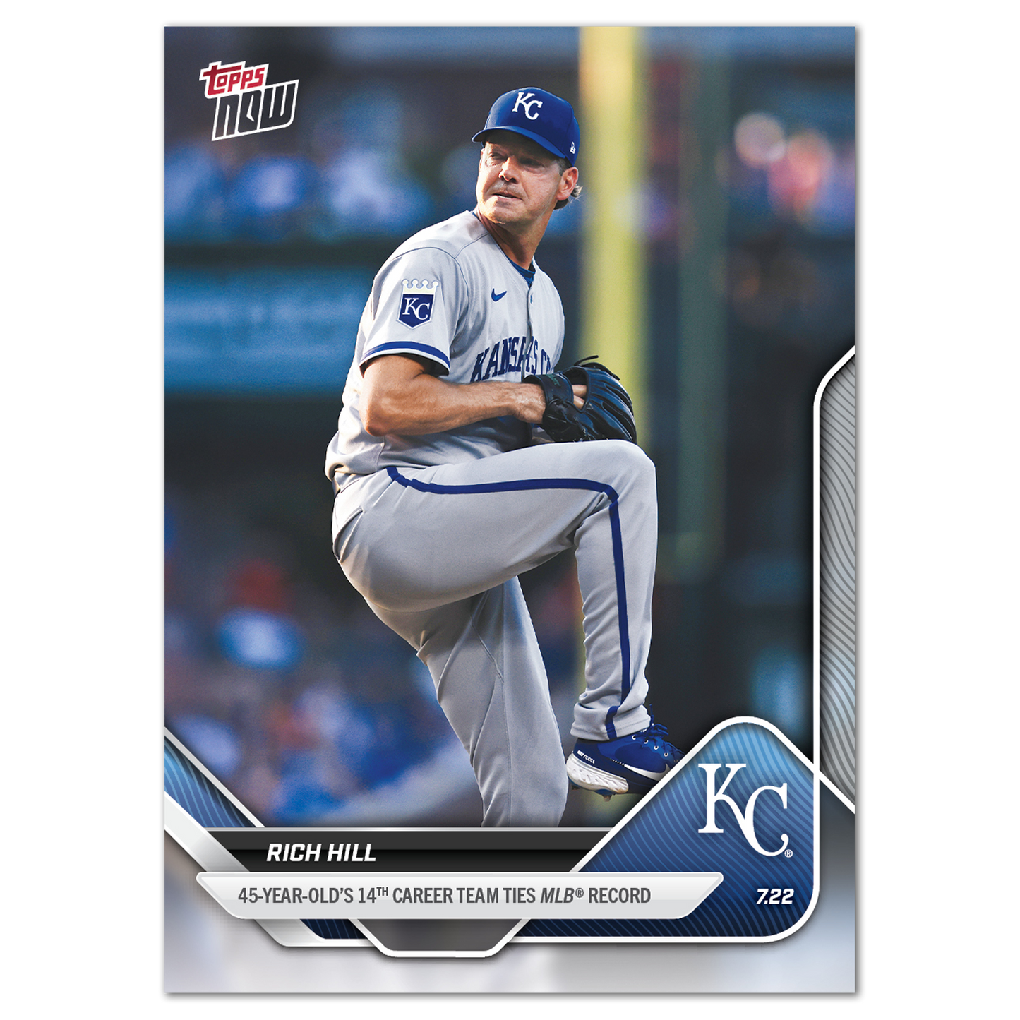 Rich Hill - 2025 MLB Topps NOW® - Card 453 - PR: 957