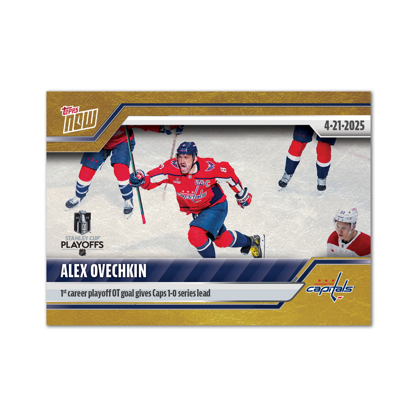 Alex Ovechkin - 2024-25 NHL Topps NOW® - Sticker # 165 Pack - PR: 880