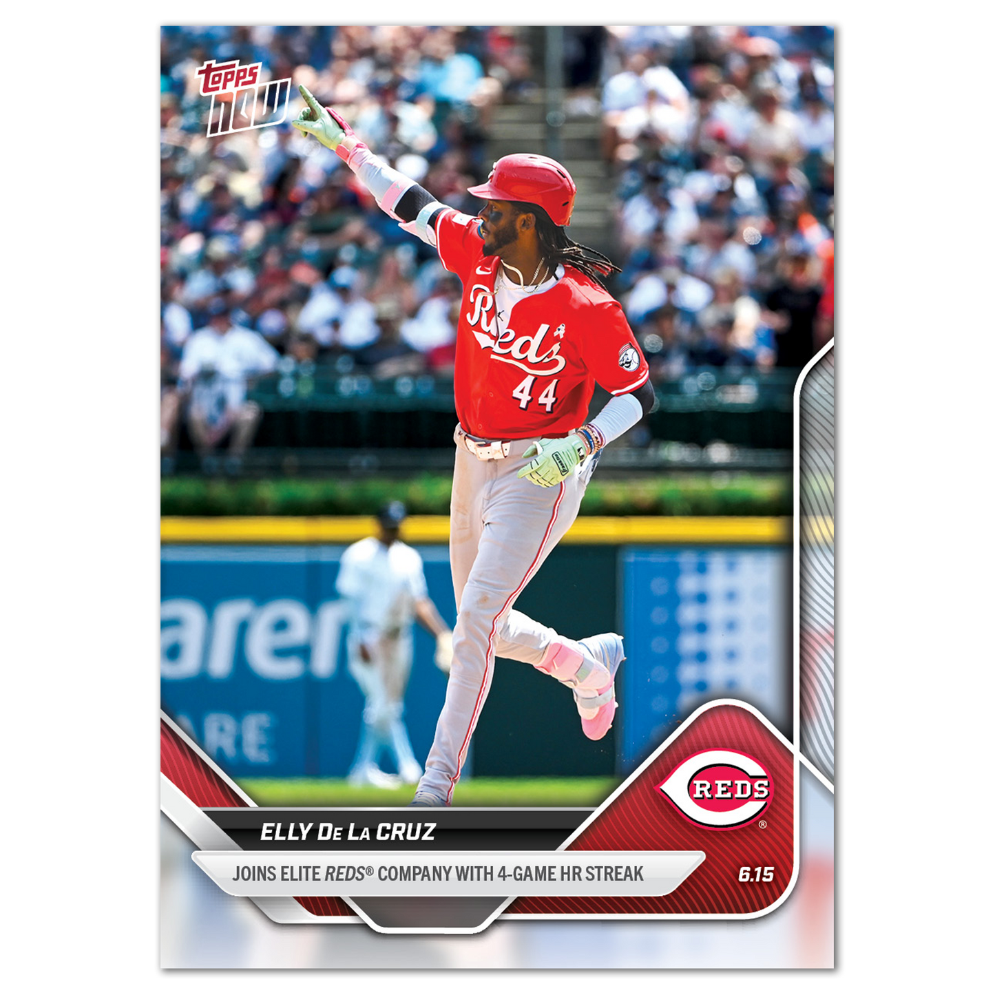Elly De La Cruz - 2025 MLB Topps NOW® - Card 299 - PR: 1498