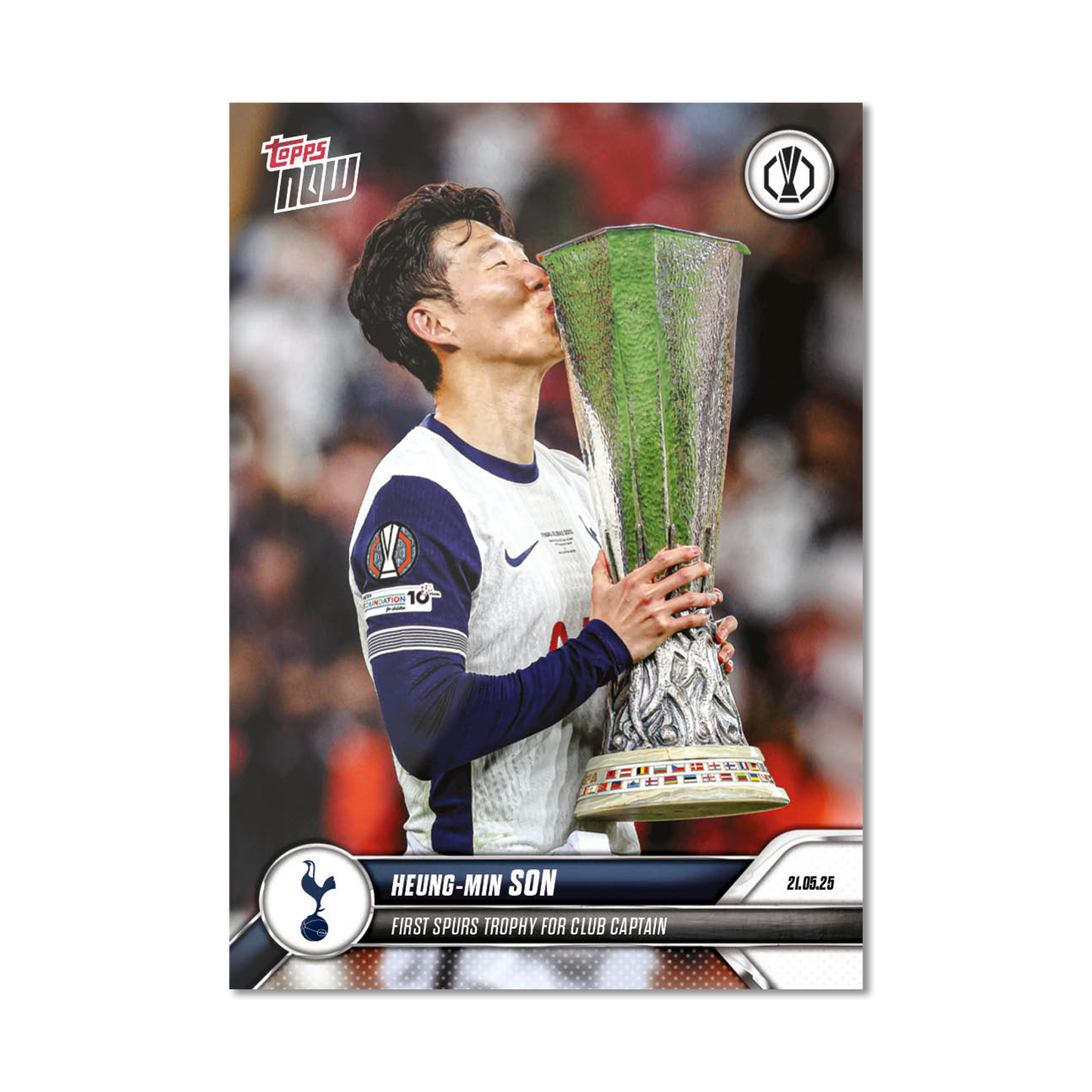 Heung-min Son - 2024-25 UEL Topps NOW® Card 38 - PR: 6371